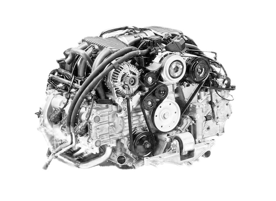 1998 Porsche Boxster Engine